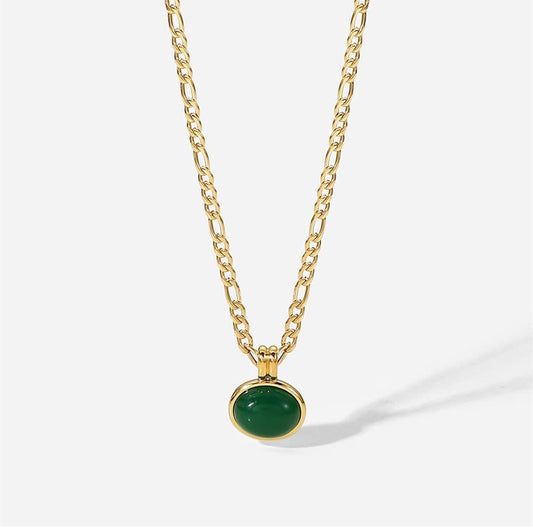 Jade Pendant Green with Envy Necklace